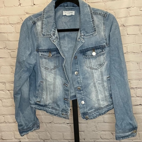Ci Sono Denim Light Wash Jacket Size M - Picture 1 of 4